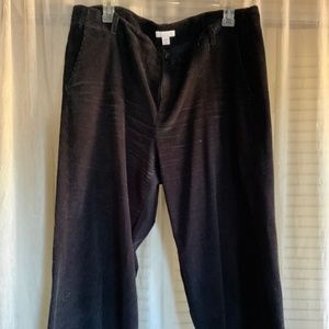 Corduroy wide leg pants